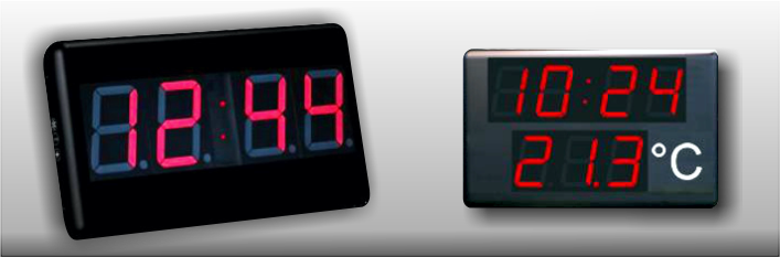 Las mejores ofertas en Relojes de pared digitales modernos de plástico con  pantalla de temperatura